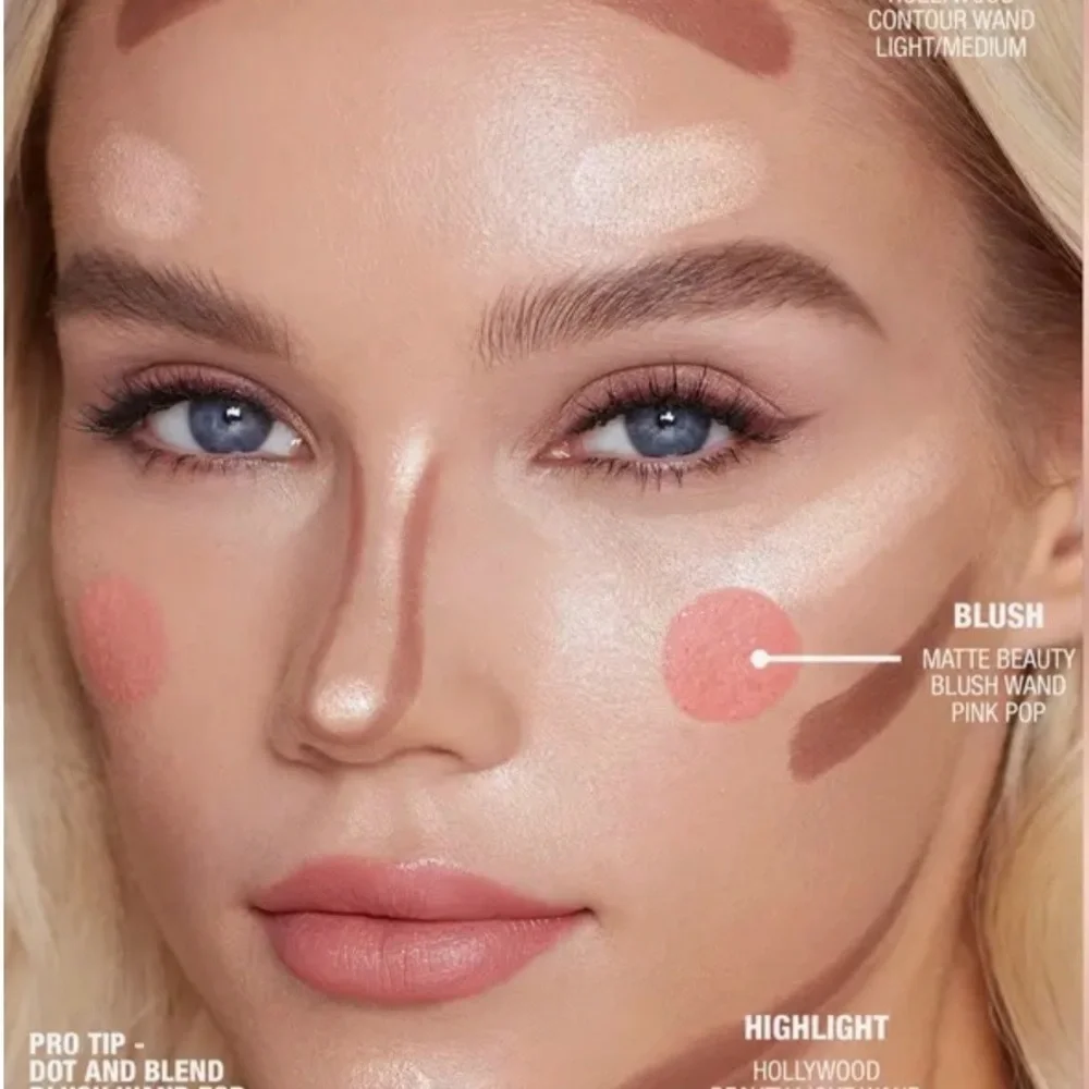 Charlotte Tilbury pillow, talk Beauty Blush Wand